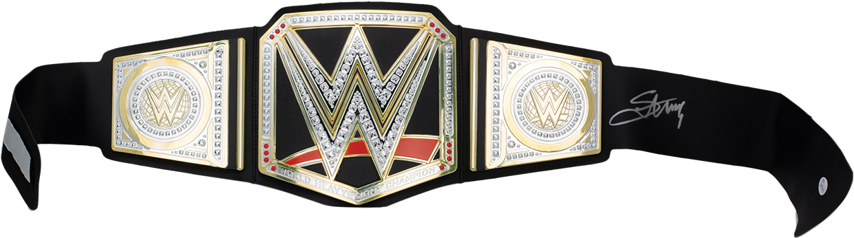 W W E Championship Belt Design PNG Image