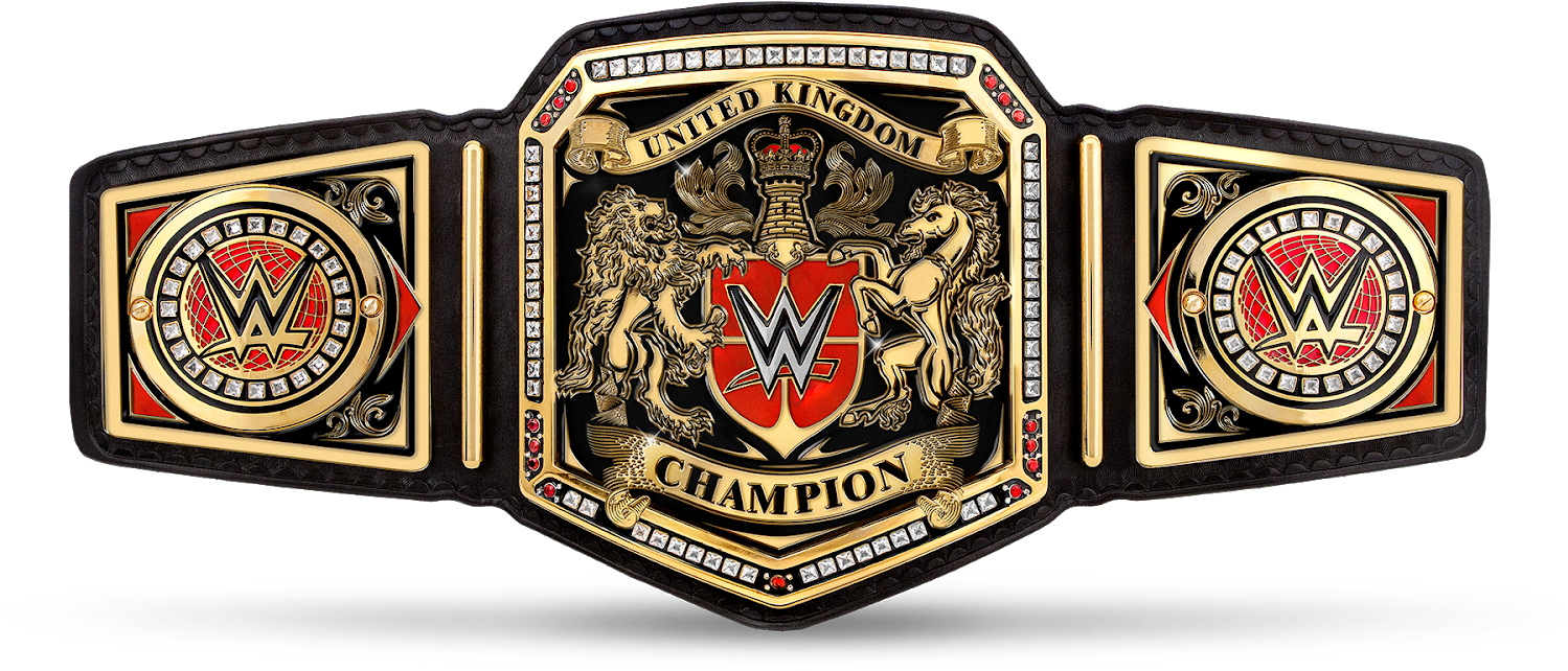 W W E United Kingdom Championship Belt PNG Image