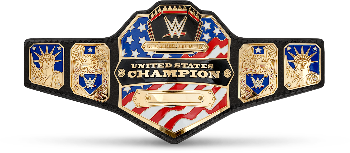 W W E United States Championship Belt PNG Image