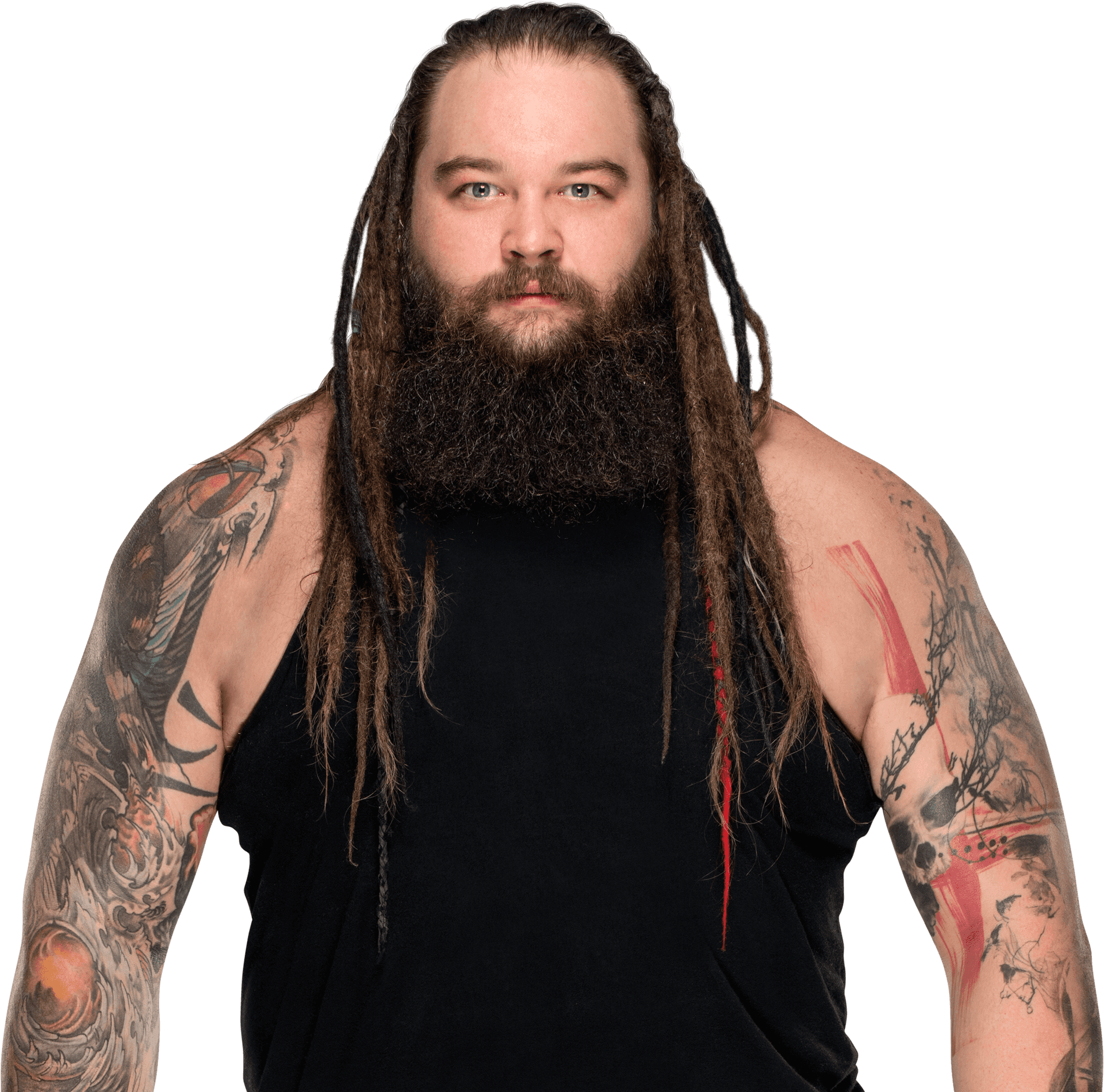 W W E_ Wrestler_with_ Beard_and_ Tattoos PNG Image