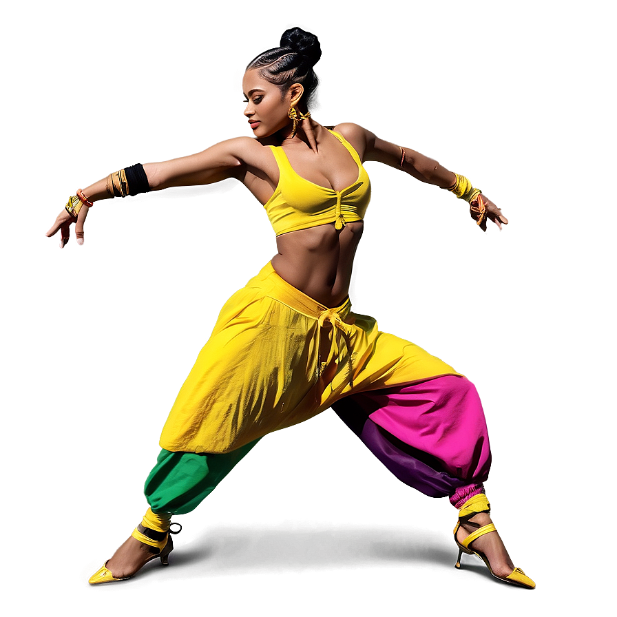 Waacking Dancer Style Png Sgi46 PNG Image