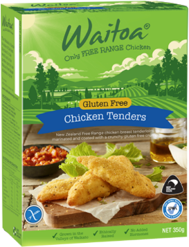 Waitoa Gluten Free Chicken Tenders Box PNG Image