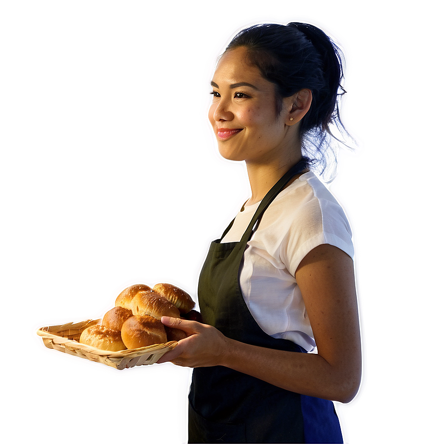 Waitress In Bakery Png 53 PNG Image