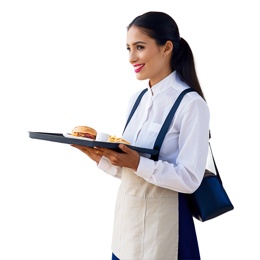 Waitress Taking Order Png Kgr66 PNG Image