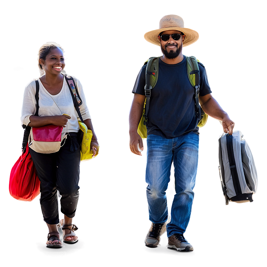 Walking Tourists Png 38 PNG Image