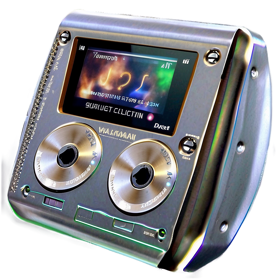 Walkman Tape Player Render Png Ect86 PNG Image