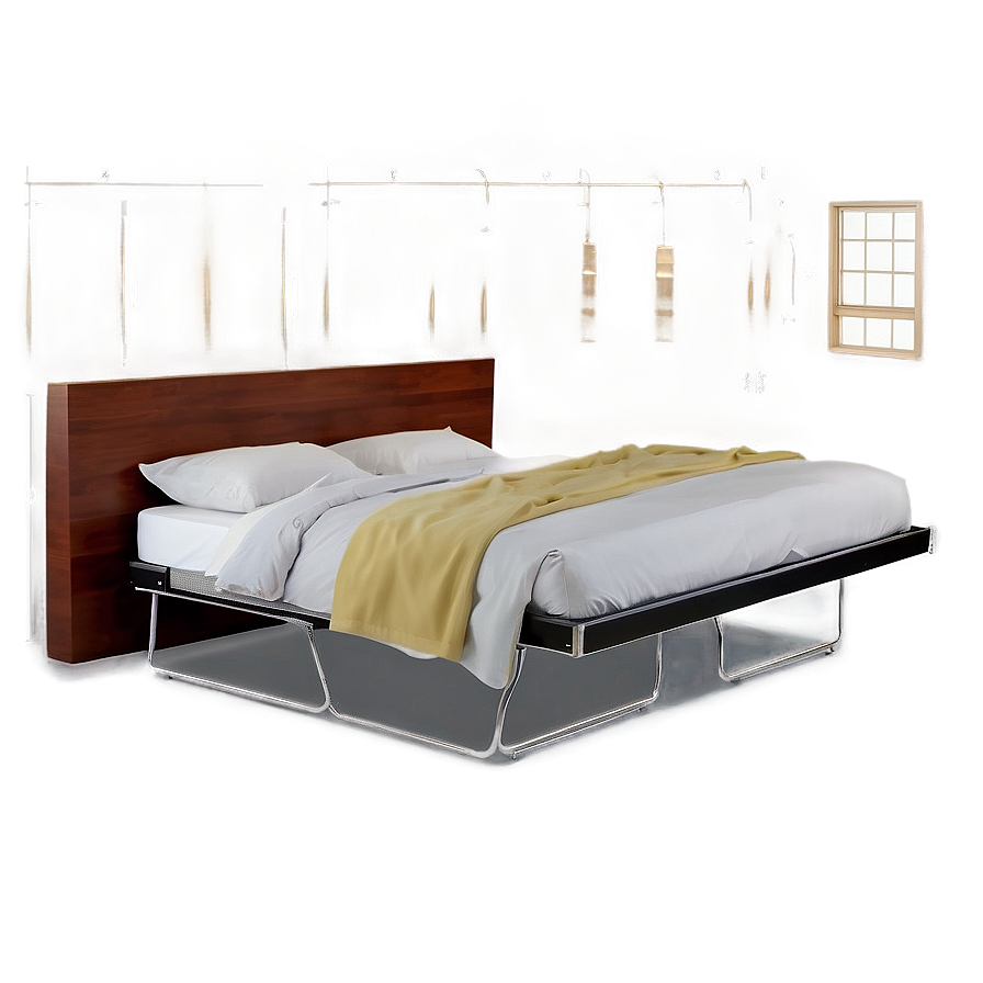 Wall Bed Space Saving Png 22 PNG Image