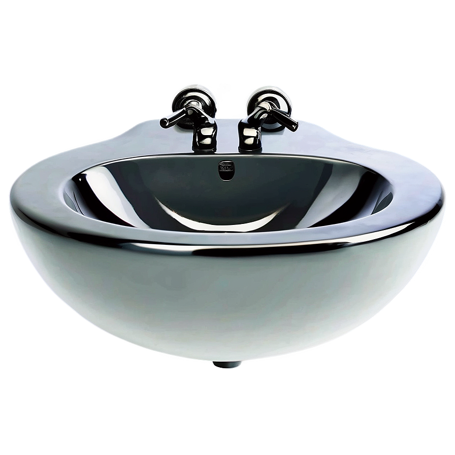 Wall-mounted Bathroom Sink Png 06132024 PNG Image