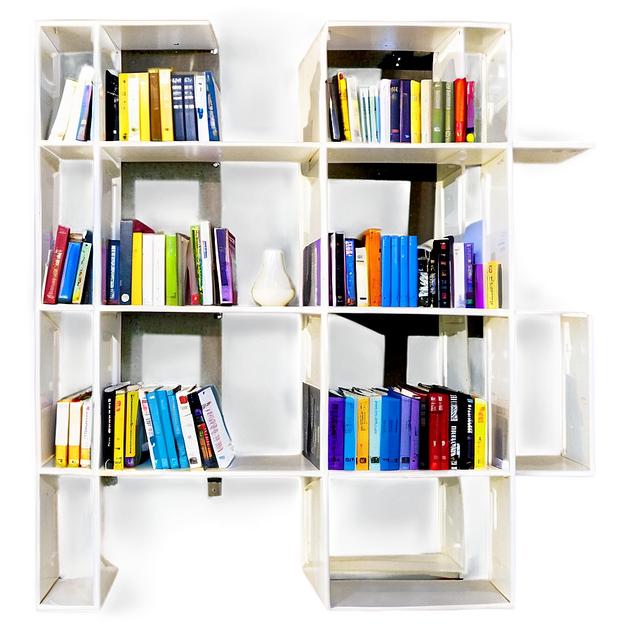 Wall Mounted Bookshelf Png Dwl89 PNG Image