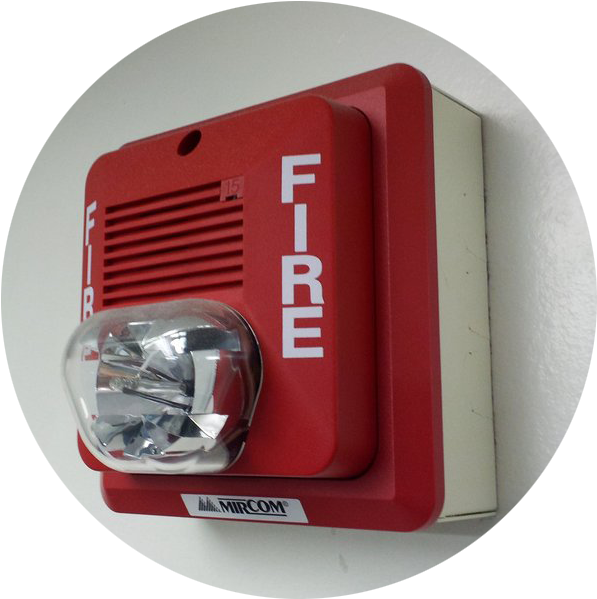 Wall Mounted Fire Alarm System PNG Image