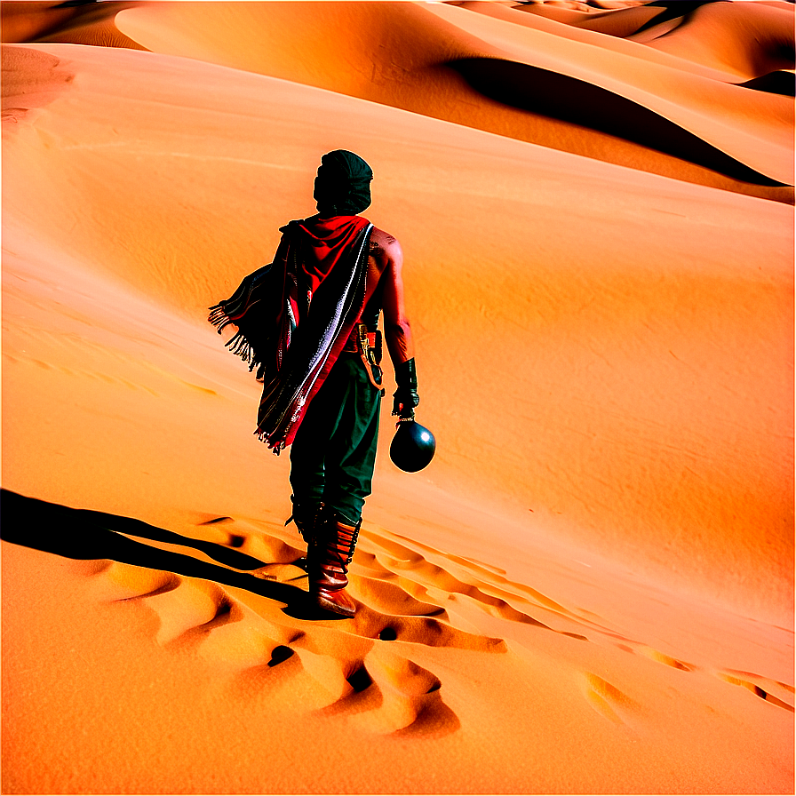 Wanderer In Desert Png 06212024 PNG Image