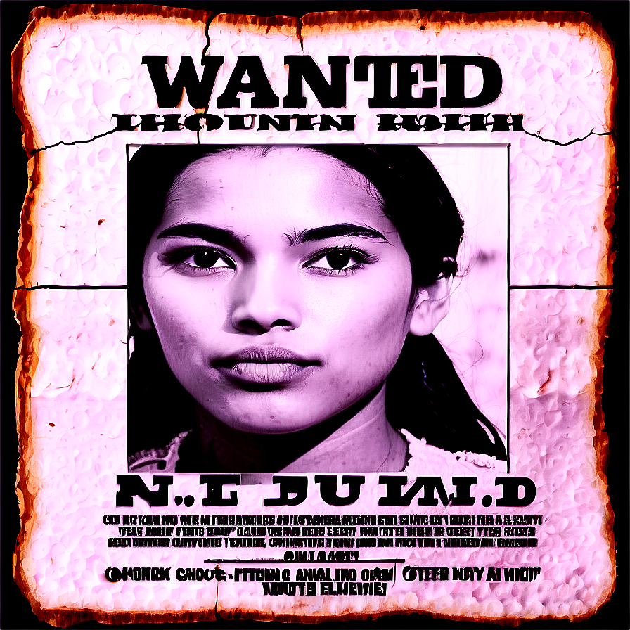 Wanted Bounty Poster Png 06112024 PNG Image