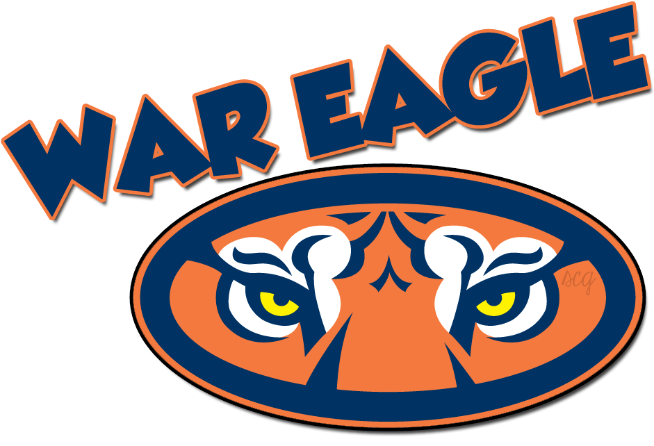 War Eagle Football Logo PNG Image