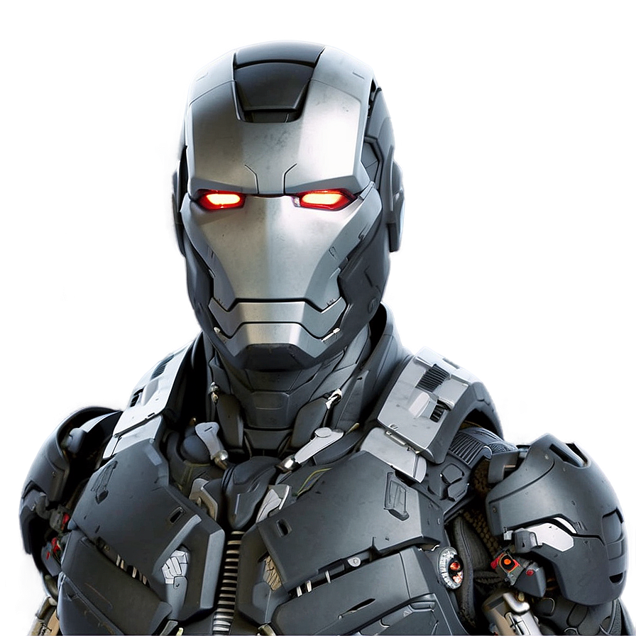 War Machine Unmasked Png 06272024 PNG Image