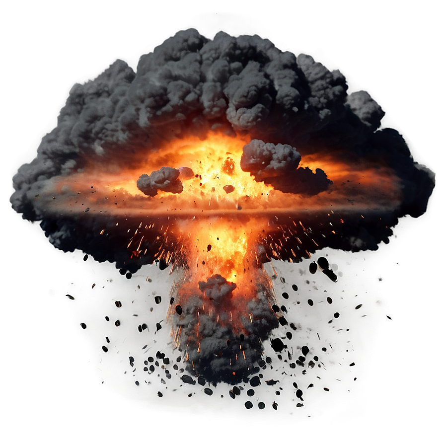 War Zone Bomb Explosion Png Eko PNG Image