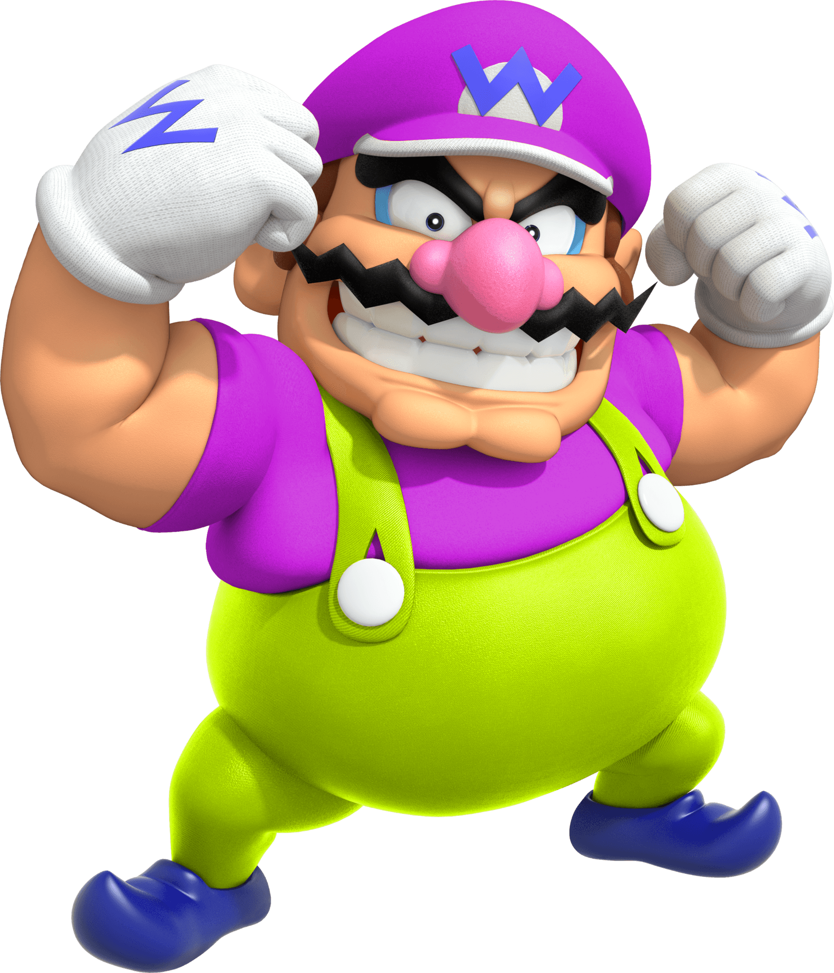 Wario_ Character_ Pose PNG Image