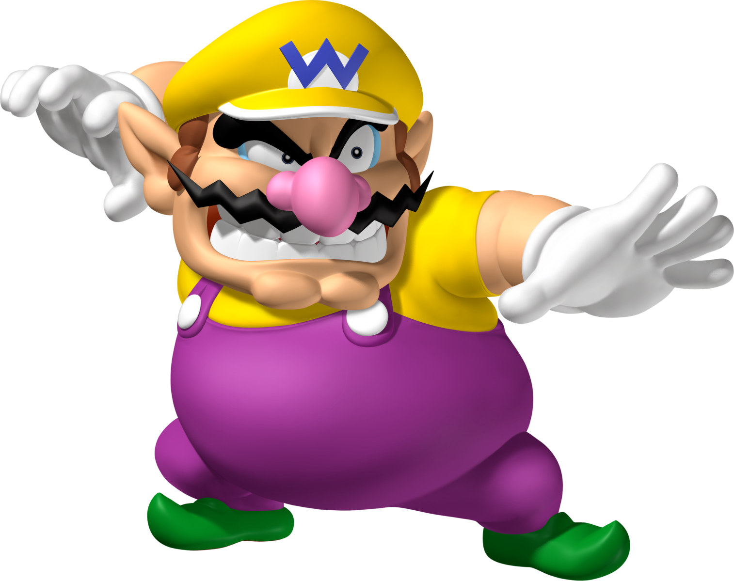 Wario_ Character_ Pose PNG Image