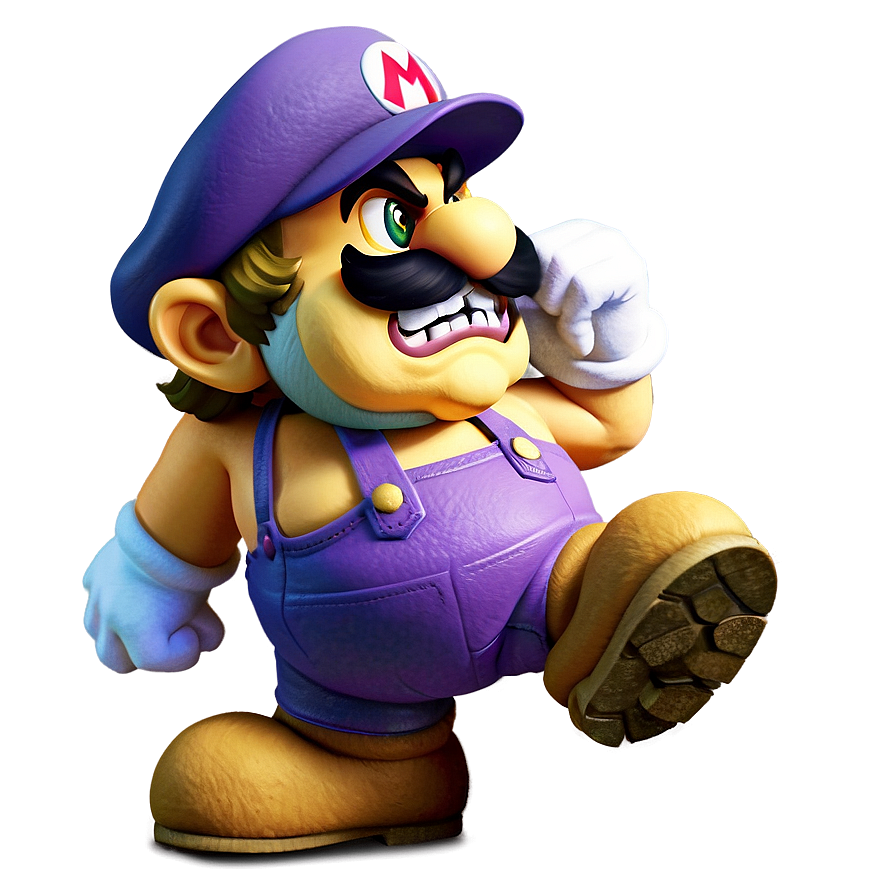 Wario In Action Png 05242024 PNG Image