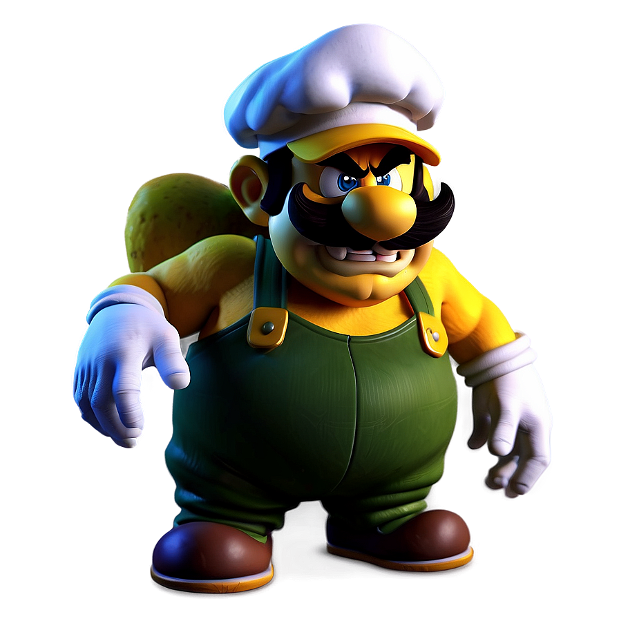 Wario In Chef Costume Png Pju34 PNG Image