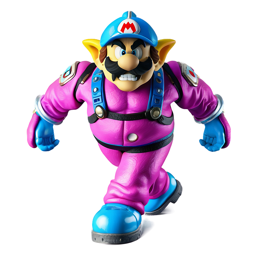 Wario In Space Suit Png Saf PNG Image