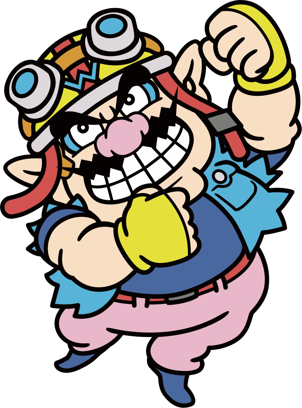 Wario_ Victory_ Pose PNG Image