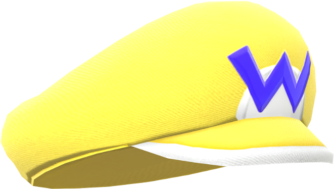 Wario Yellow Cap3 D Model PNG Image