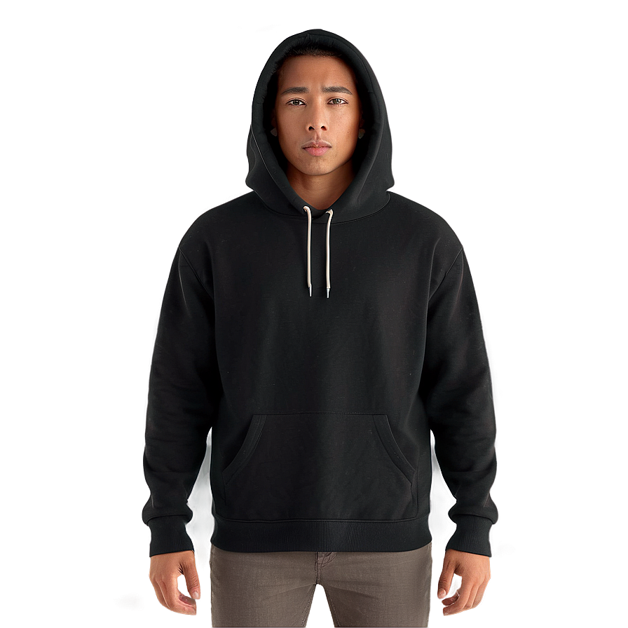 Warm Black Hoodie Png Ysy PNG Image