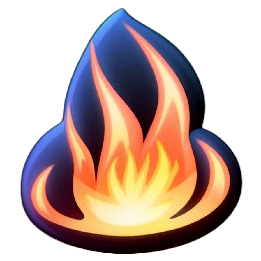 Warm Fire Emoji Symbol Png Pok PNG Image