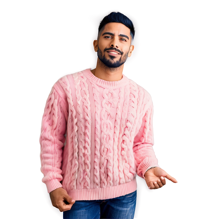 Warm Pink Sweater Png 06292024 PNG Image