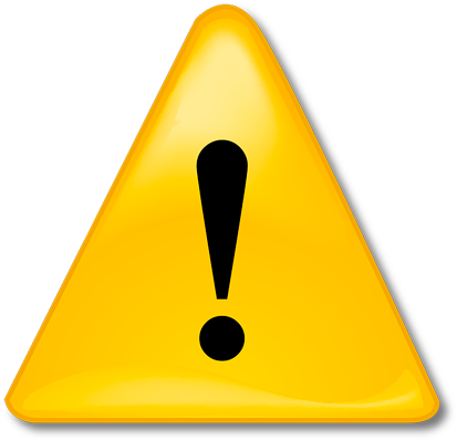 Warning Alert Sign PNG Image