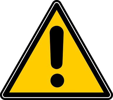 Warning Sign Exclamation Point PNG Image