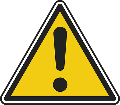 Warning Sign Exclamation Point PNG Image