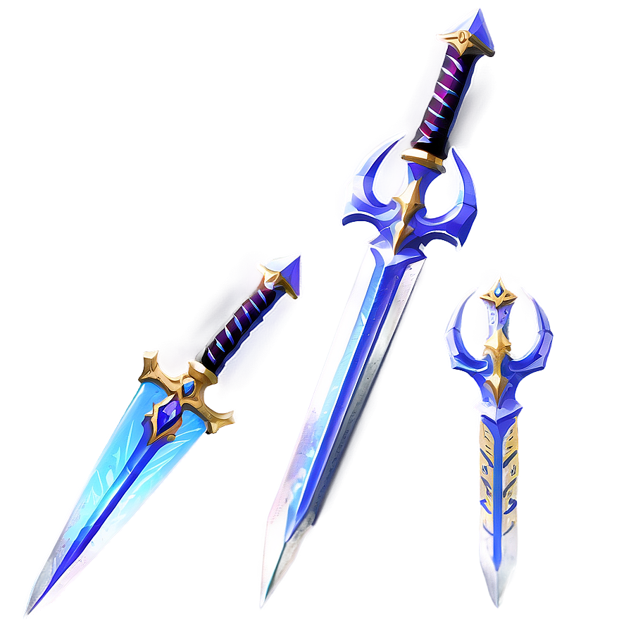 Warrior's Diamond Sword Png 7 PNG Image