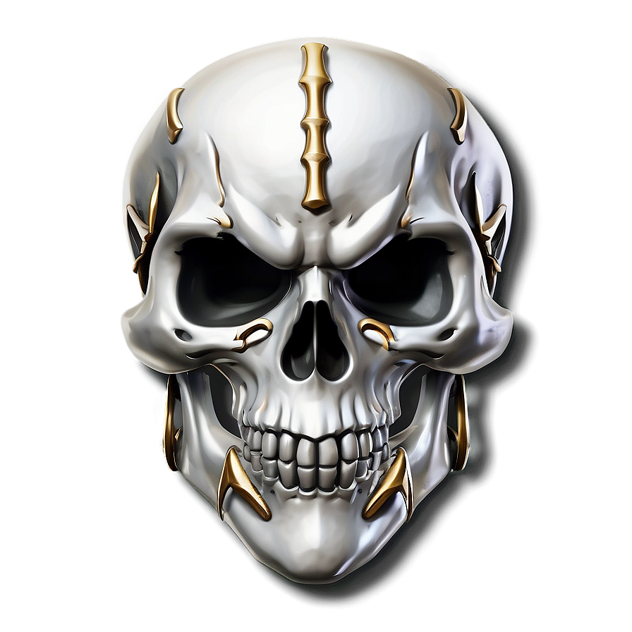 Warrior Skull Emblem Png B PNG Image