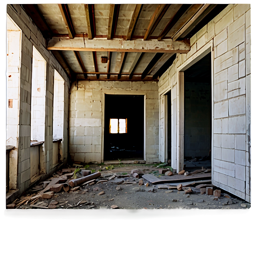 Wartime Ruined Building Png Pif PNG Image