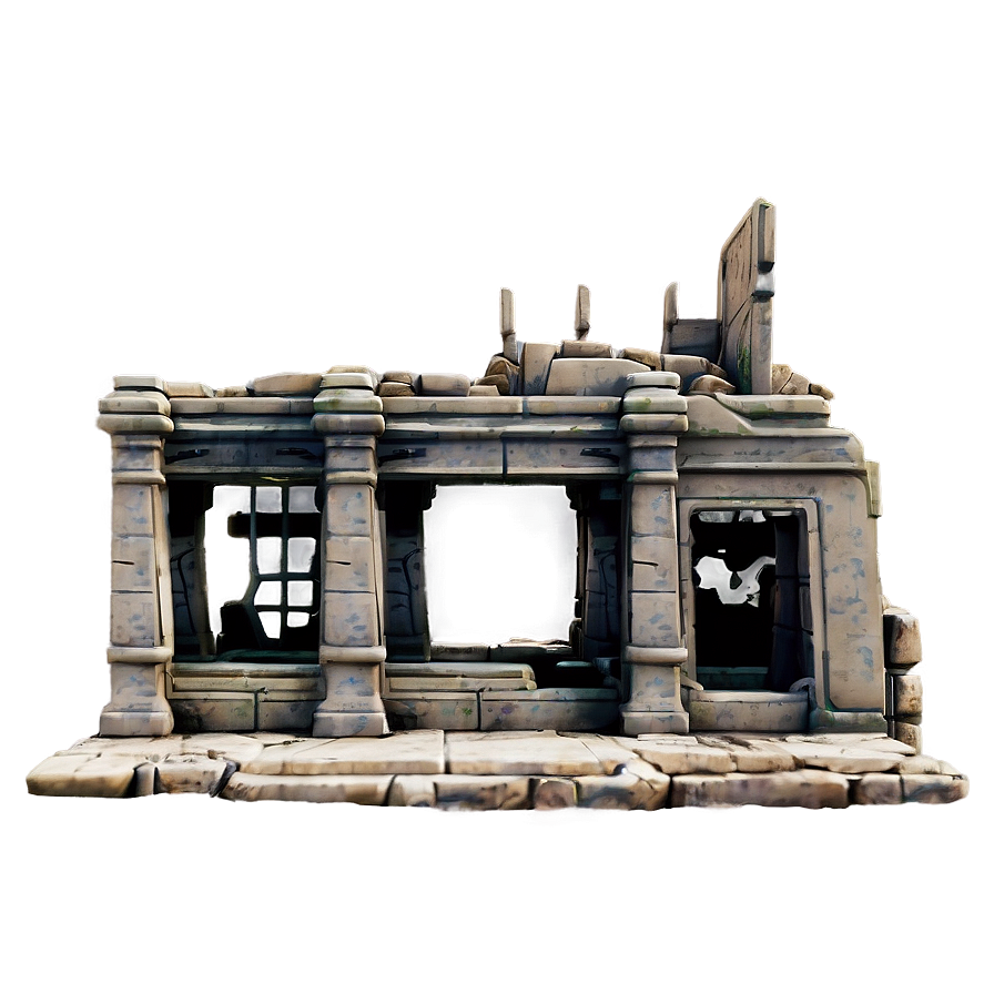 Warzone Building Ruins Png 8 PNG Image