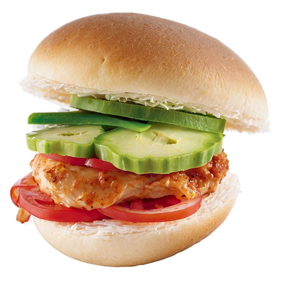 Wasabi Chicken Sandwich Png Rel79 PNG Image