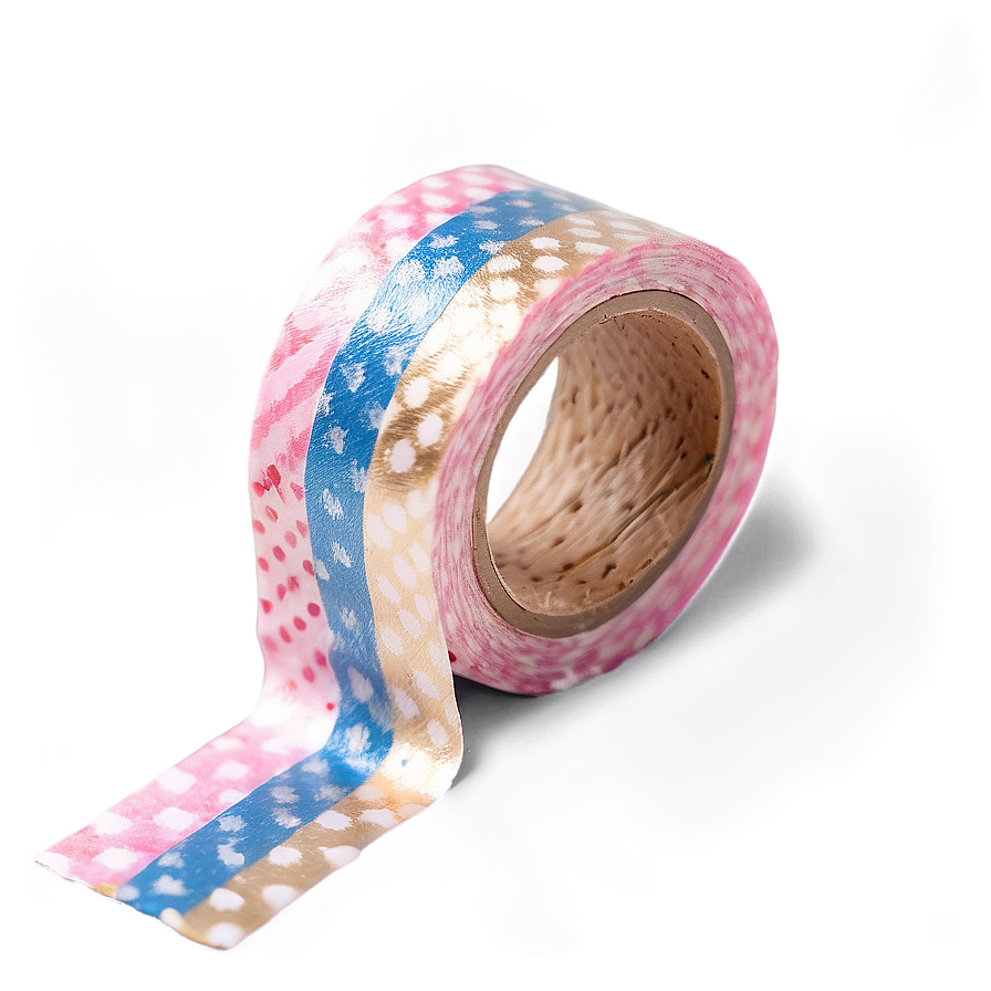 Washi Tape Aesthetic Designs Png Mau PNG Image