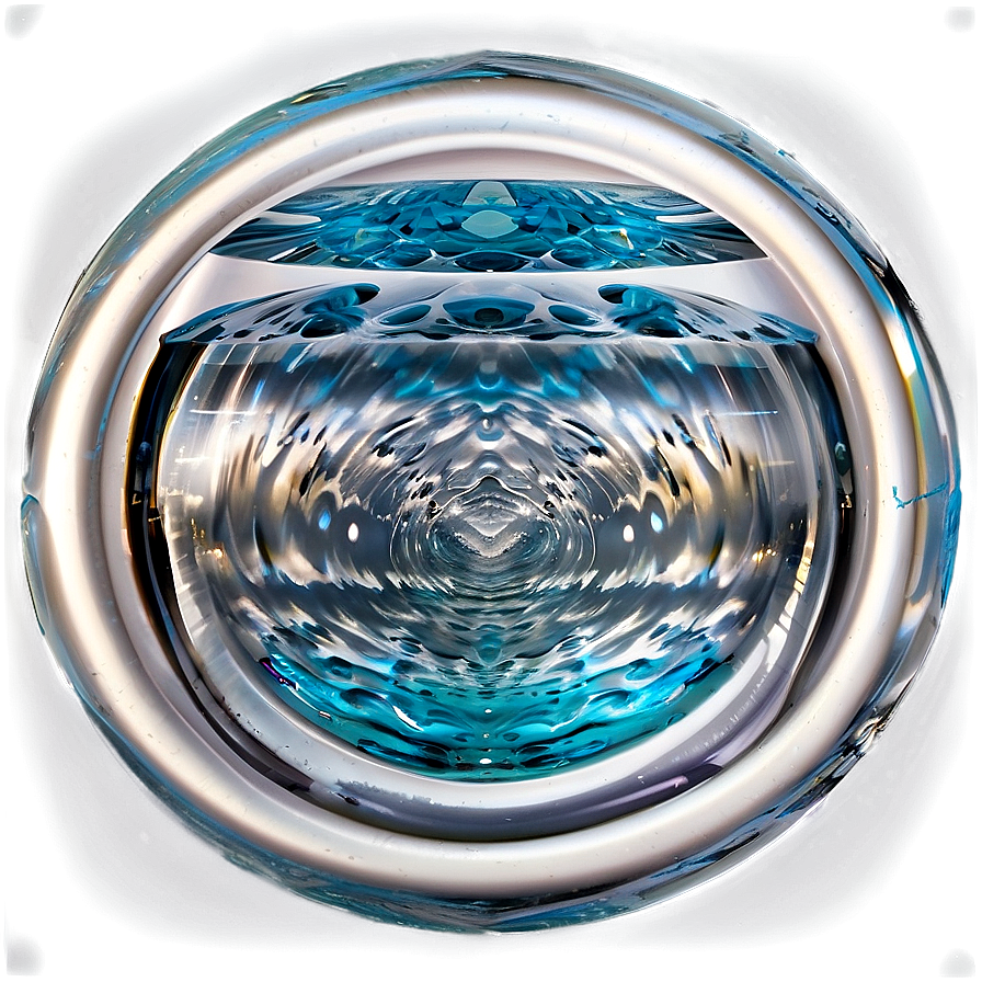 Water Circle Png Bwo PNG Image