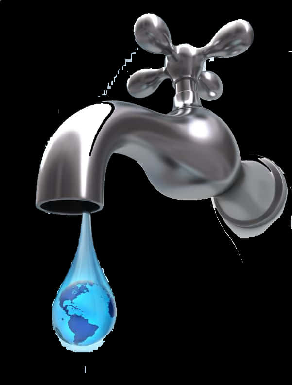 Water Conservation Global Drip PNG Image