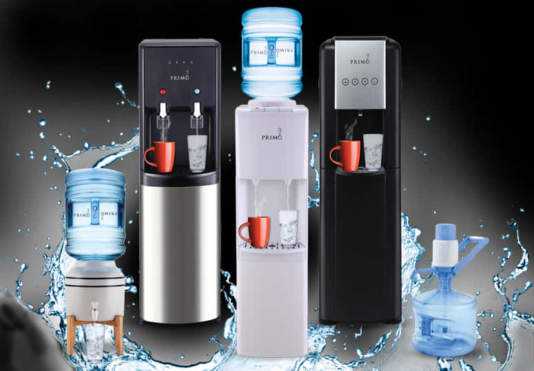 Water Dispenser Collection Splash Background PNG Image