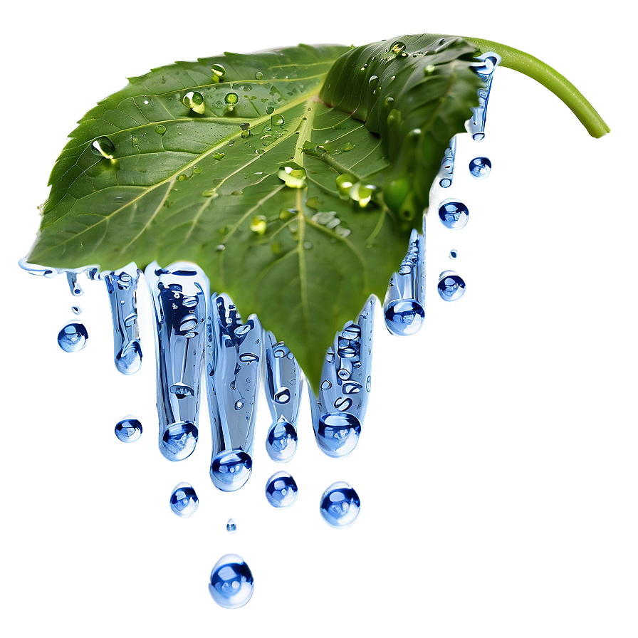 Water Dripping On Leaf Png Cig51 PNG Image