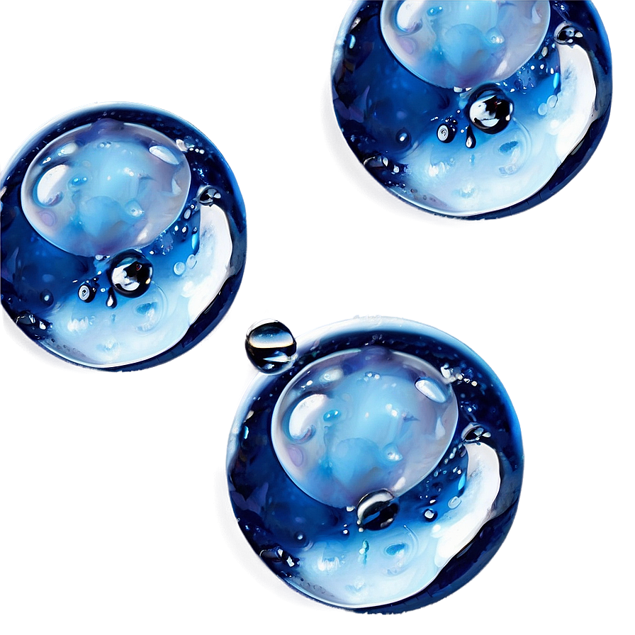 Water Drops B PNG Image