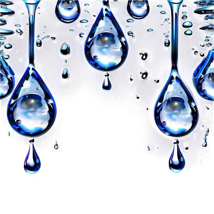 Water Drops C PNG Image