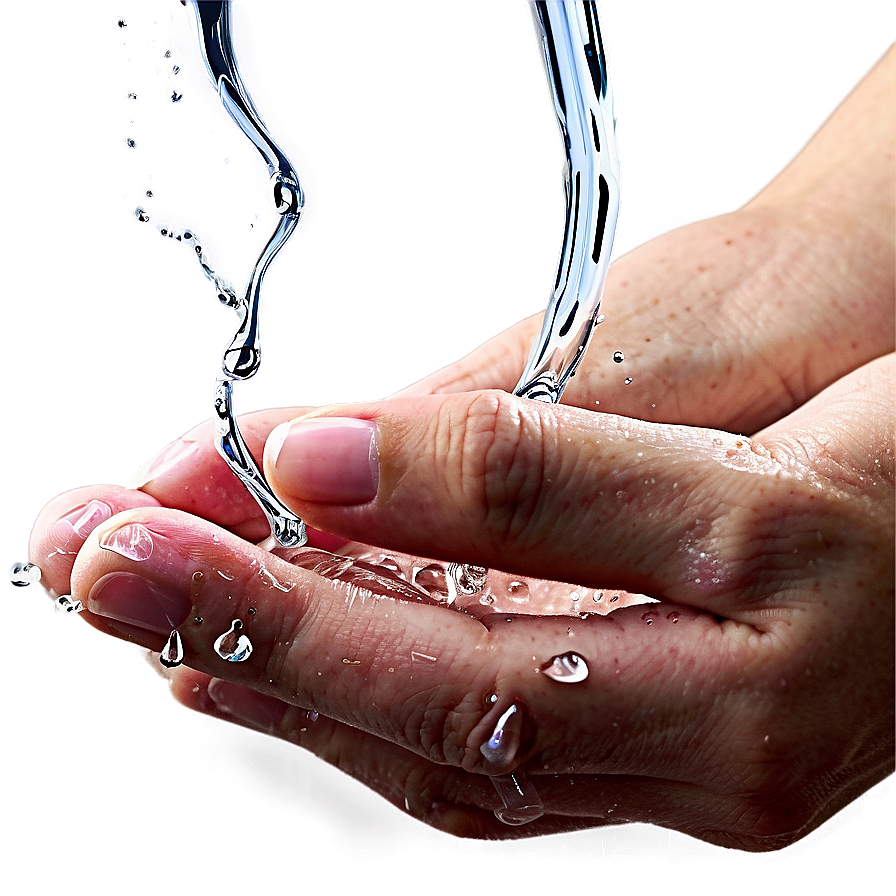 Water Drops On Washing Hands Png 06122024 PNG Image