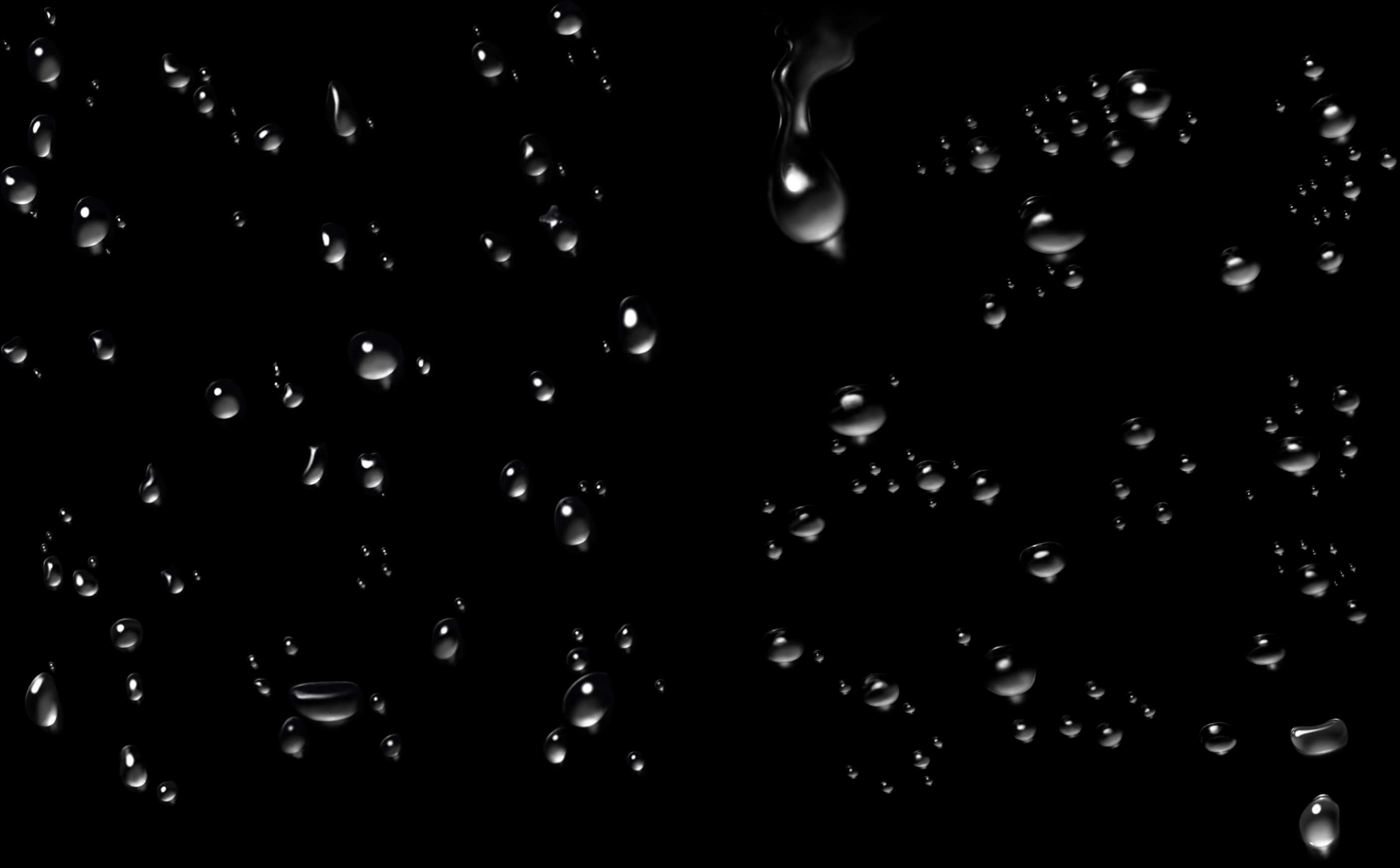 Water Dropson Black Background.jpg PNG Image