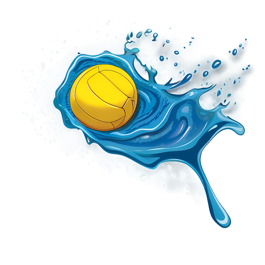 Water Polo Ball Illustration Png Kvb PNG Image