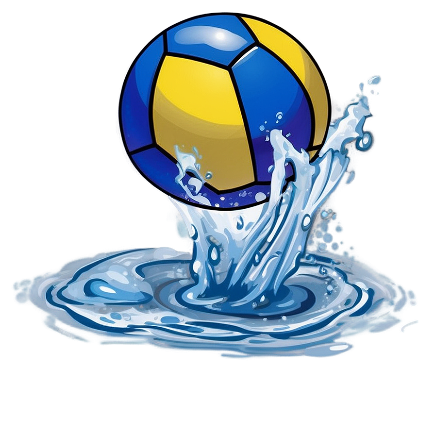 Water Polo Ball Splash Png 10 PNG Image