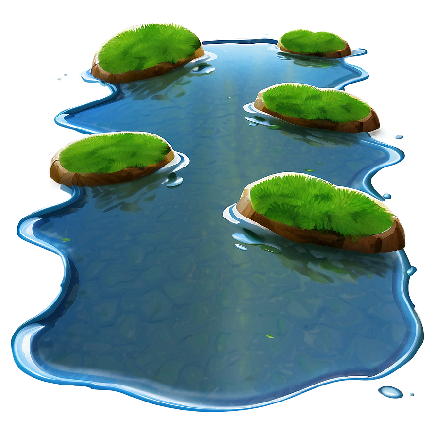 Water Puddle B PNG Image