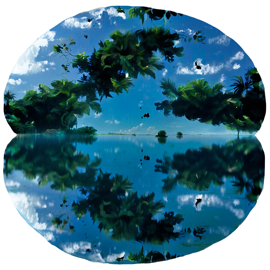 Water Reflection Png Hgb51 PNG Image